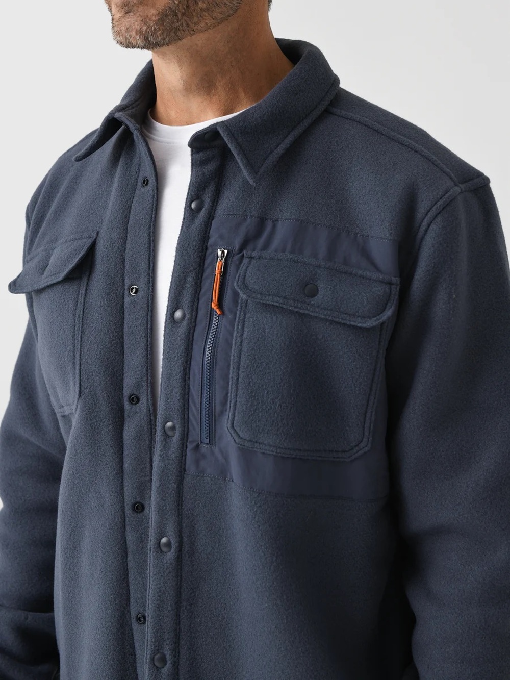 Patagonia Synchilla Shirt Jacket Smolder Blue XL - Picture 5 of 9